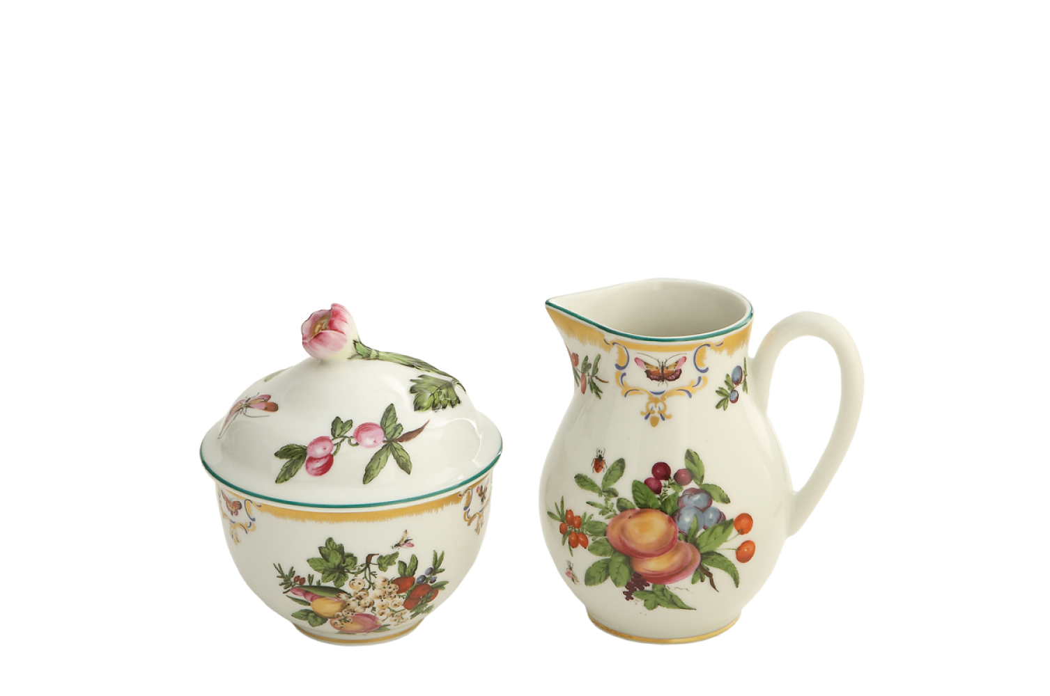 DUKE OF GLOUCESTER SUGAR & CREAMER SET