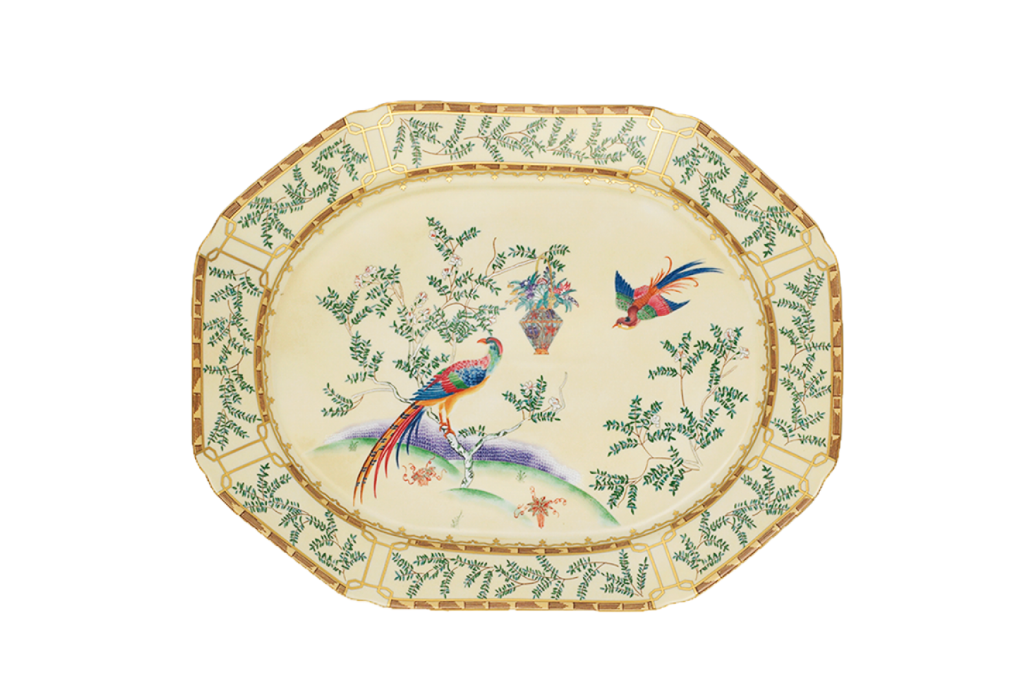 CHING GARDEN 13'' OCTAGONAL PLATTER