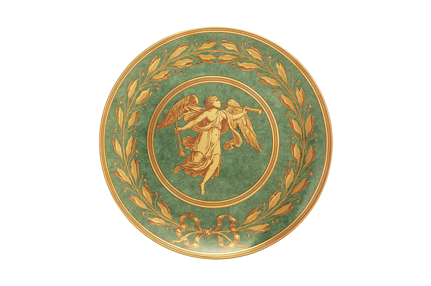 GABRIEL GREEN LUNCHEON PLATE 