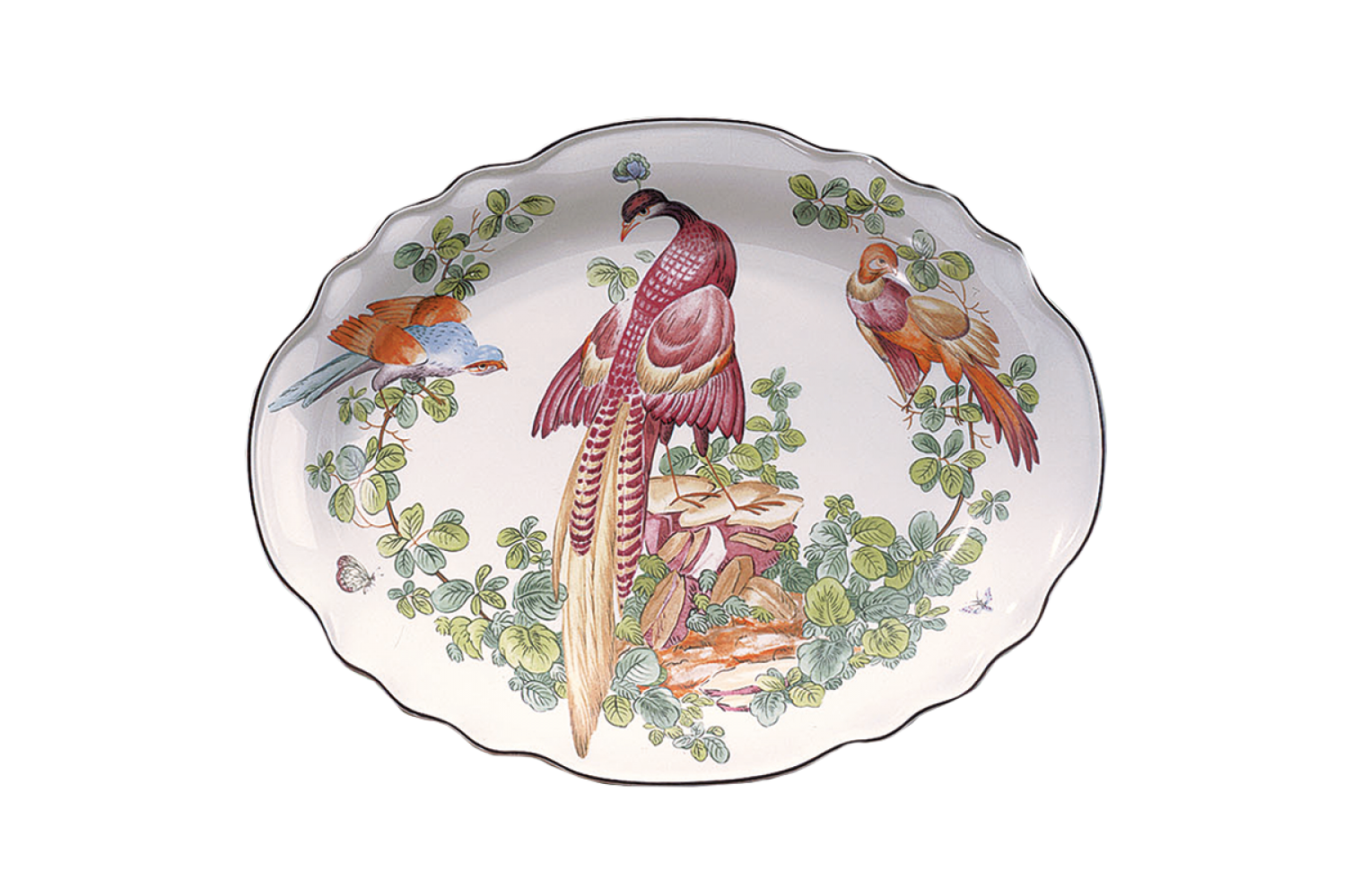 CHELSEA BIRD OVAL DISH