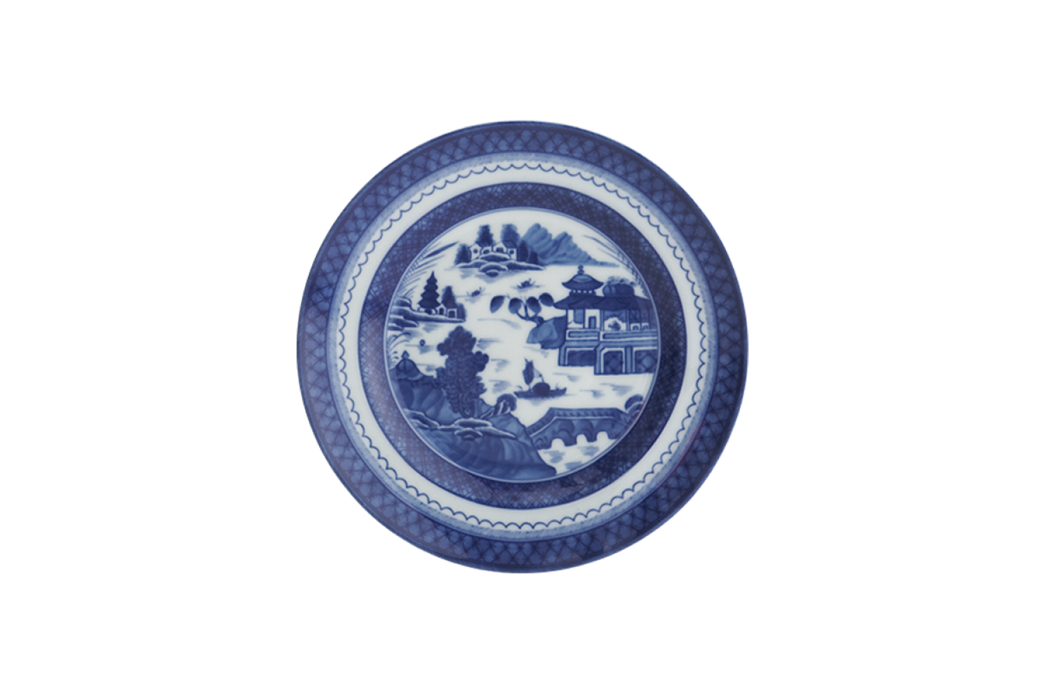 BLUE CANTON BREAD & BUTTER PLATE