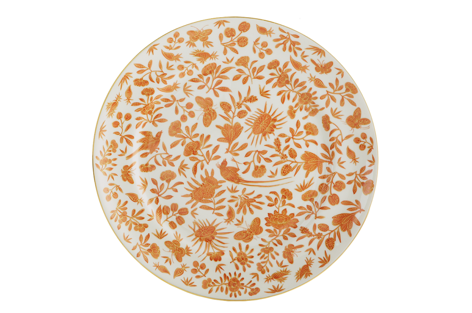 SACRED BIRD & BUTTERFLY  DINNER PLATE
