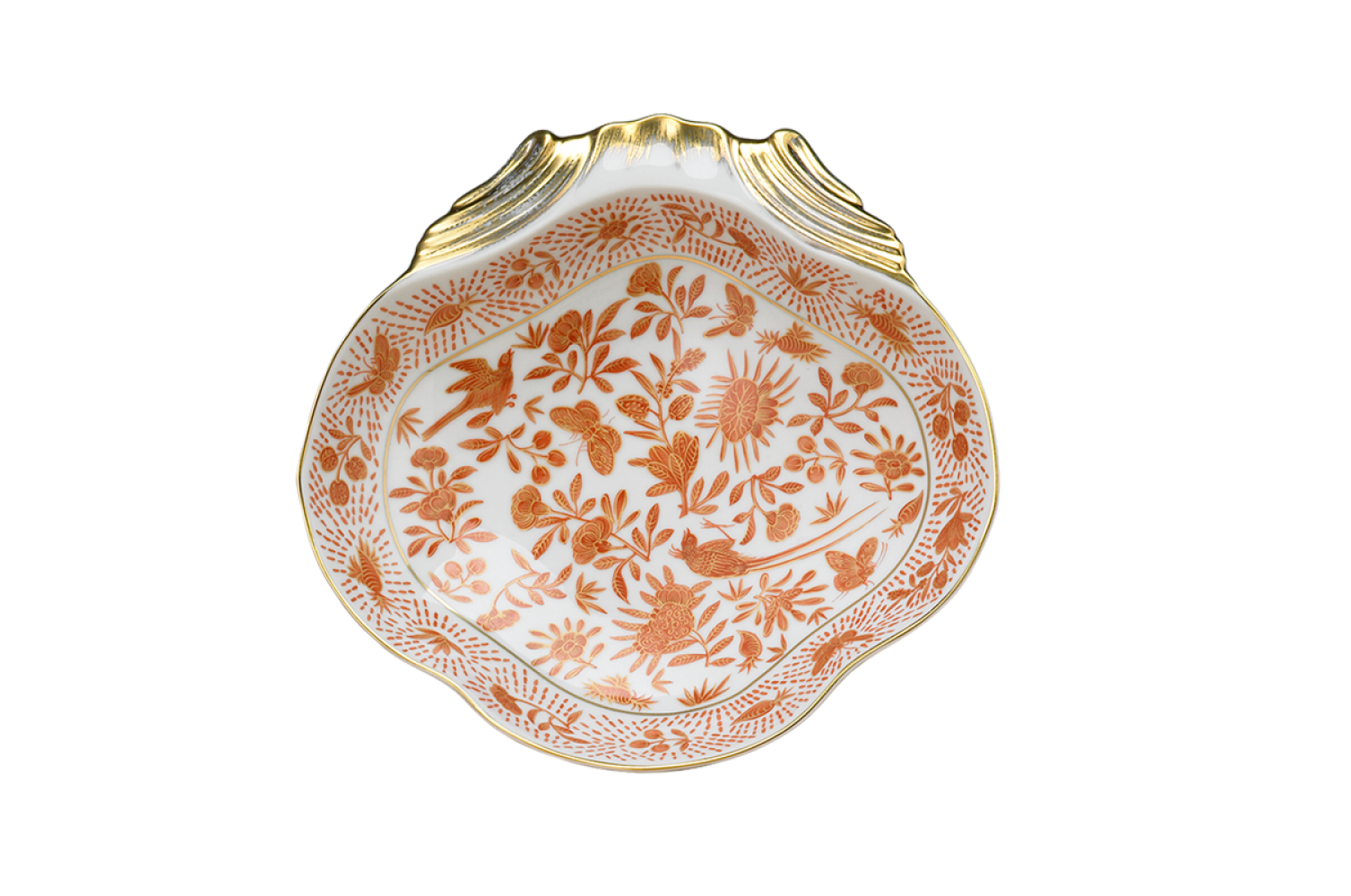 SACRED BIRD & BUTTERFLY SHELL DISH