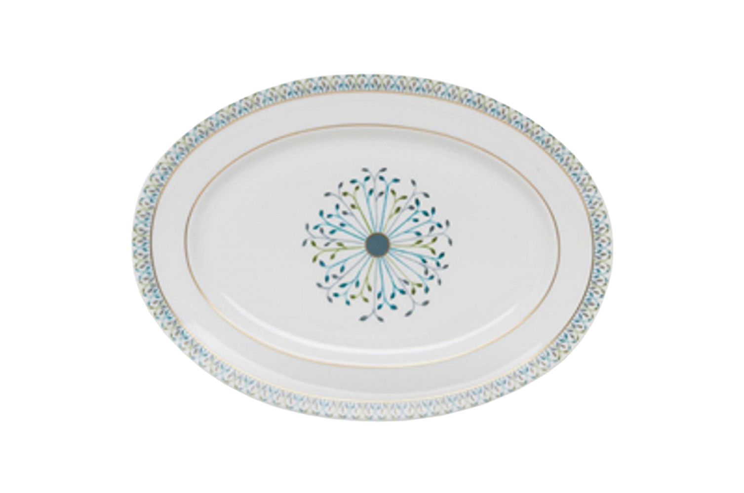JARDIN DE LOUISE OVAL PLATTER LARGE