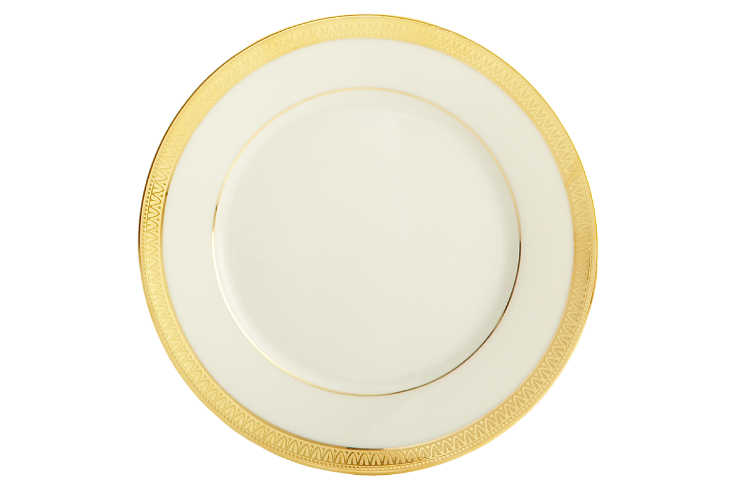 MALMAISON  GOLD  WITH FILET  DINNER PLATE 