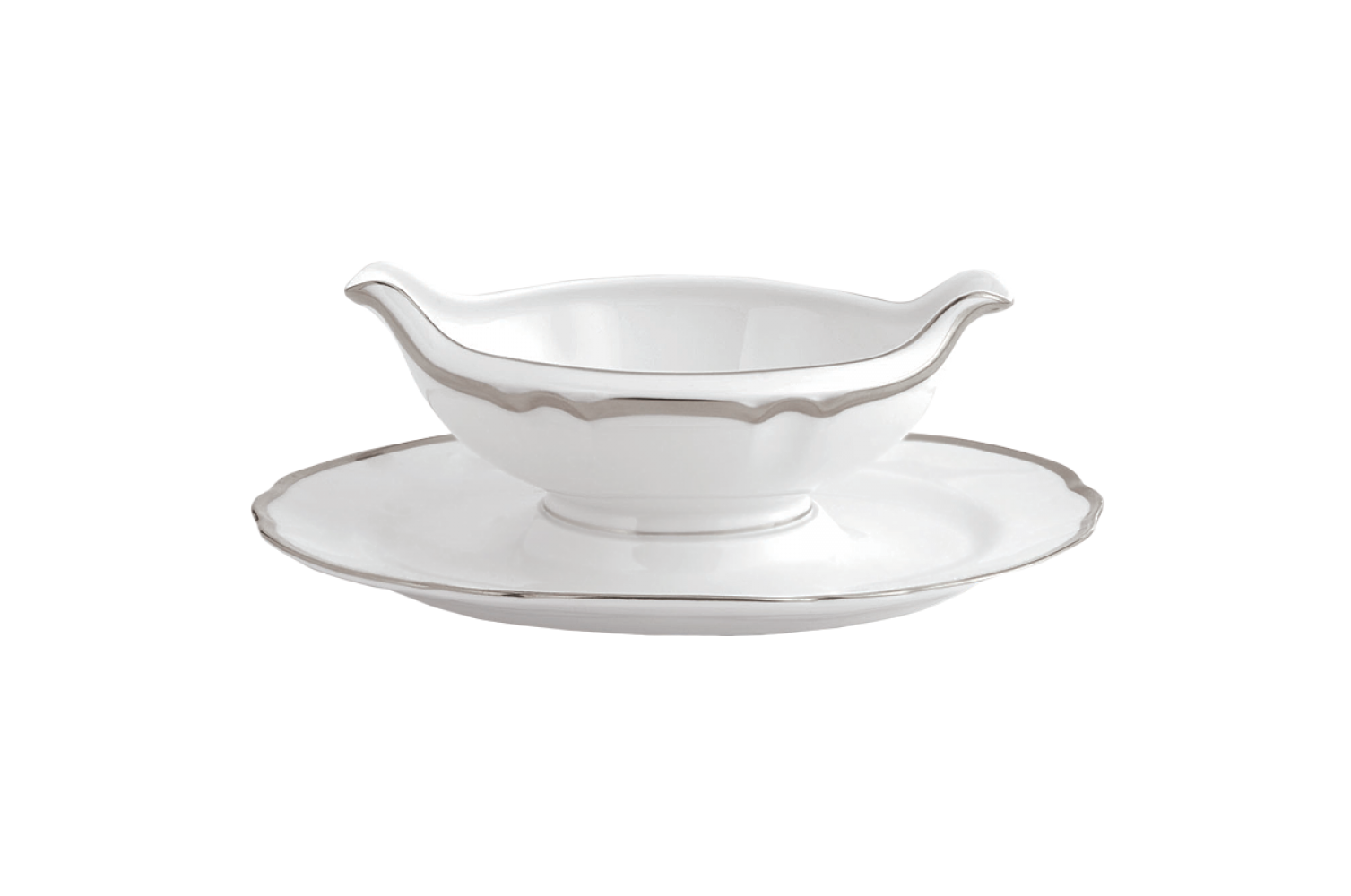 COLETTE PLATINUM SAUCE BOAT