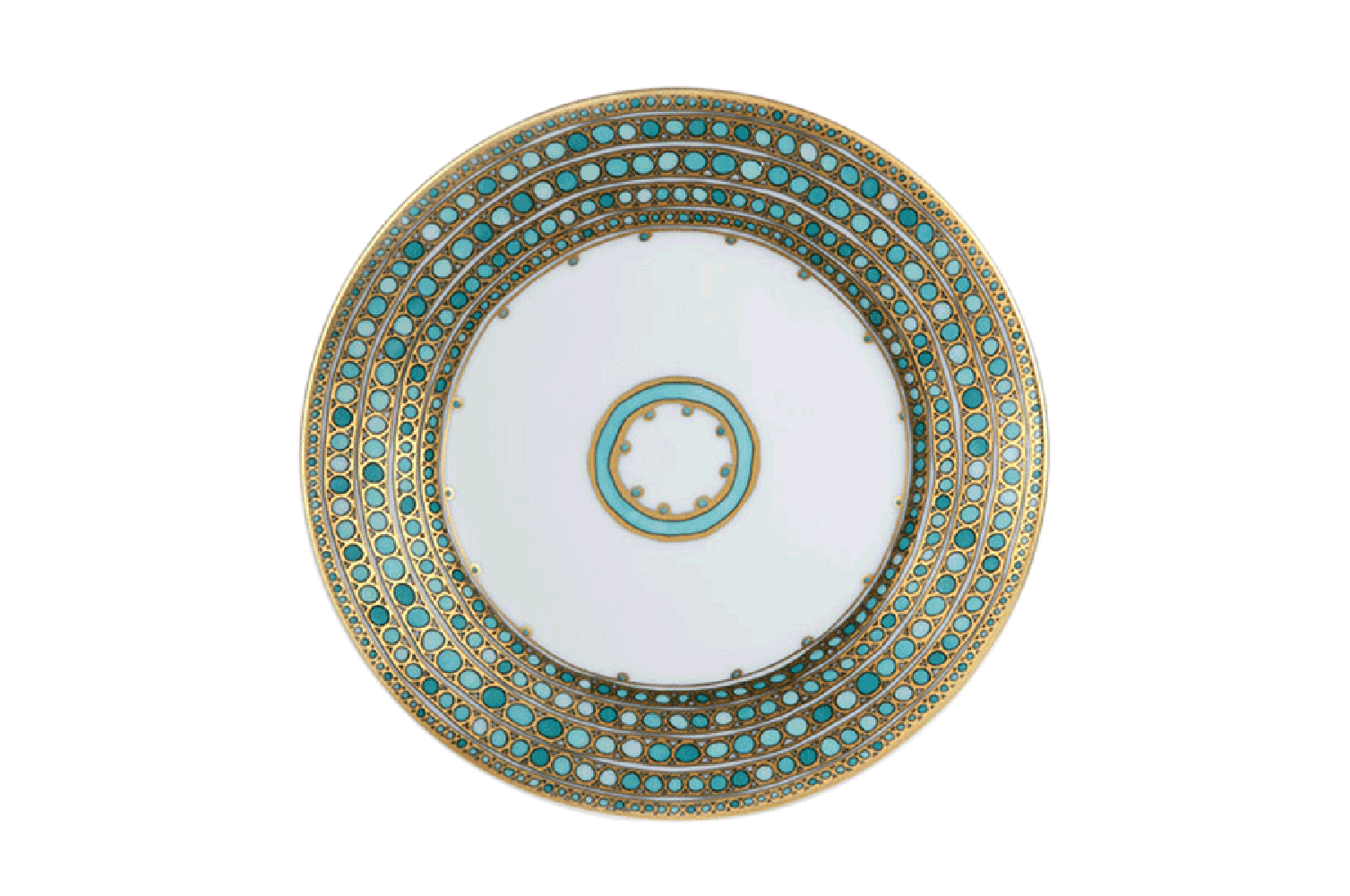 SYRACUSE TURQUOISE DESSERT PLATE