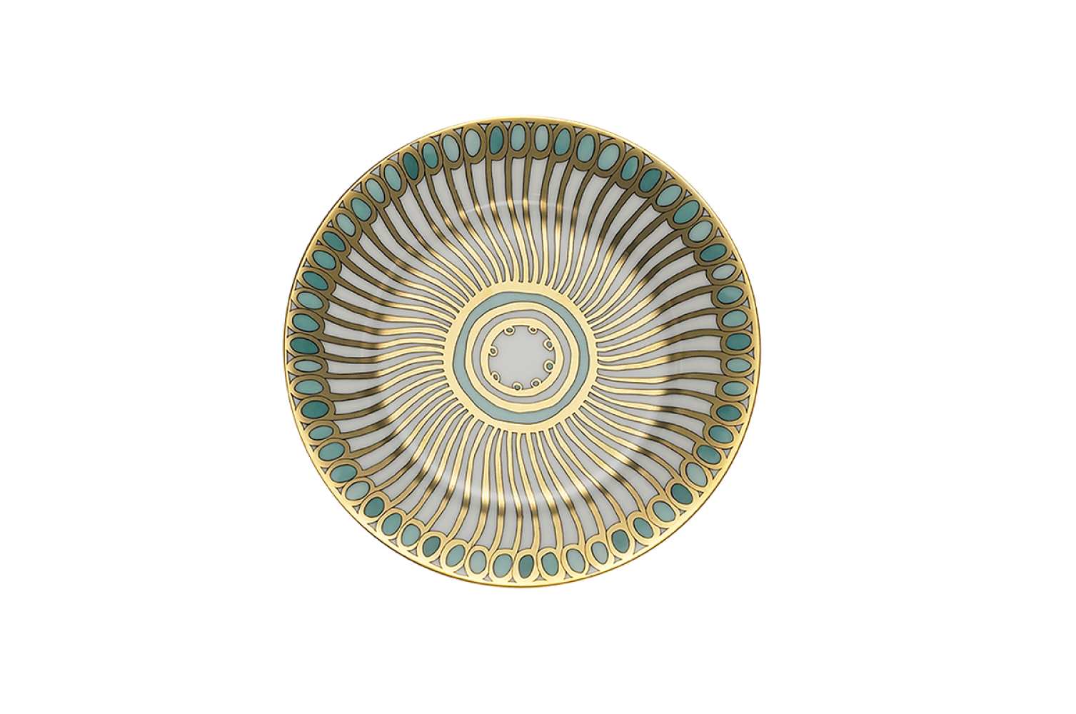 SYRACUSE TURQUOISE BREAD & BUTTER PLATE