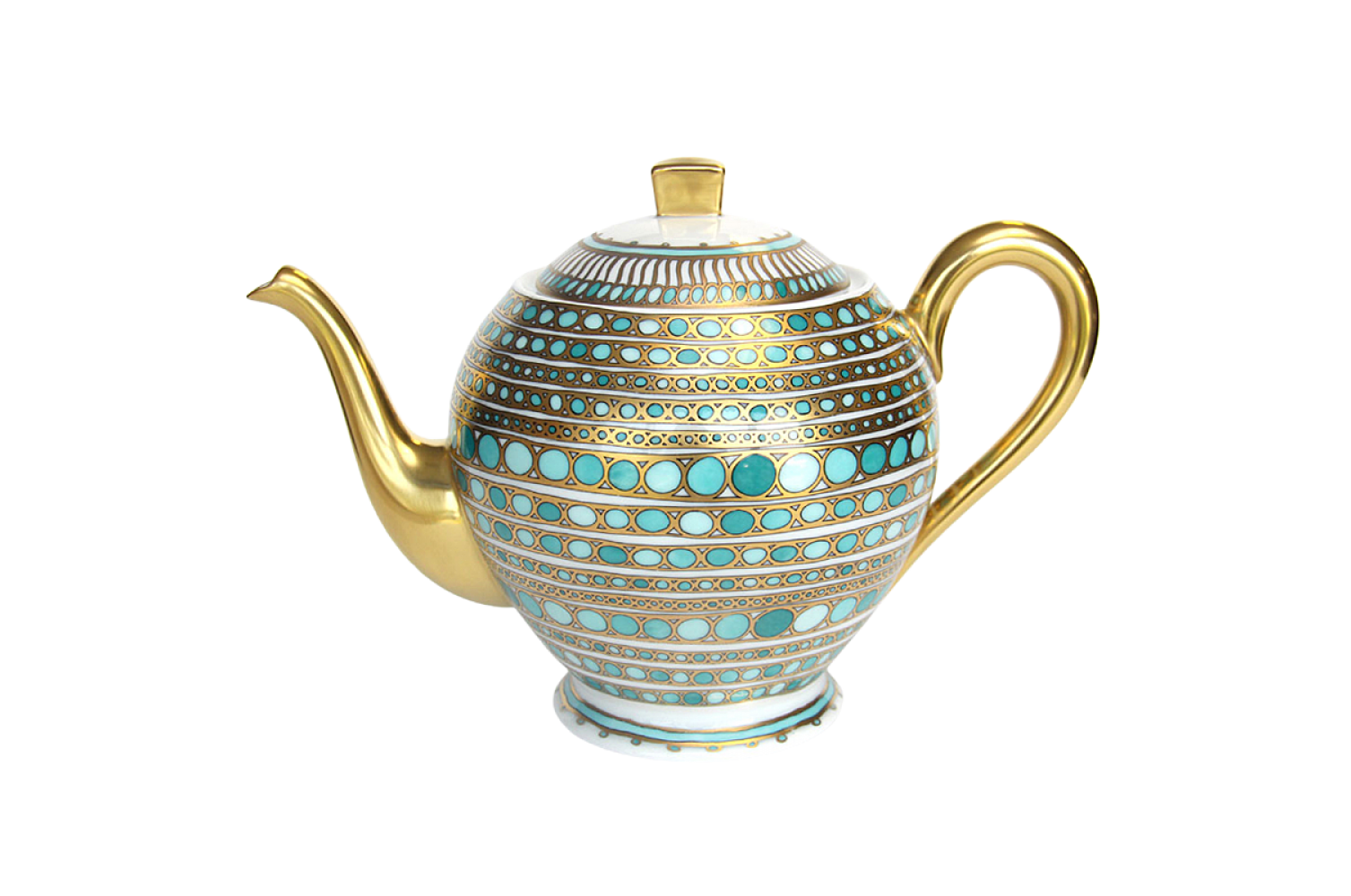 SYRACUSE TURQUOISE TEA POT  