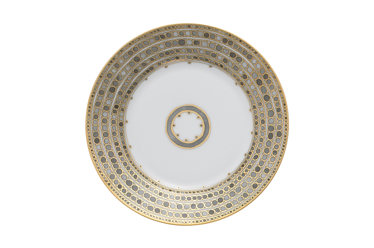 SYRACUSE TAUPE DESSERT PLATE