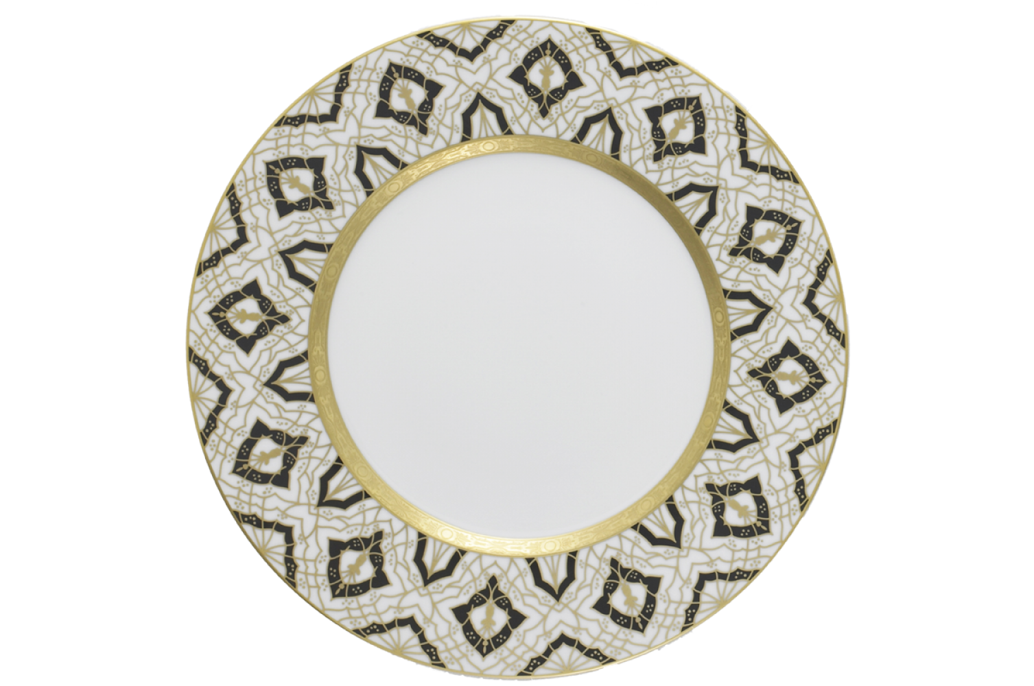 FARAHNAZ BLACK PRESENTATION PLATE