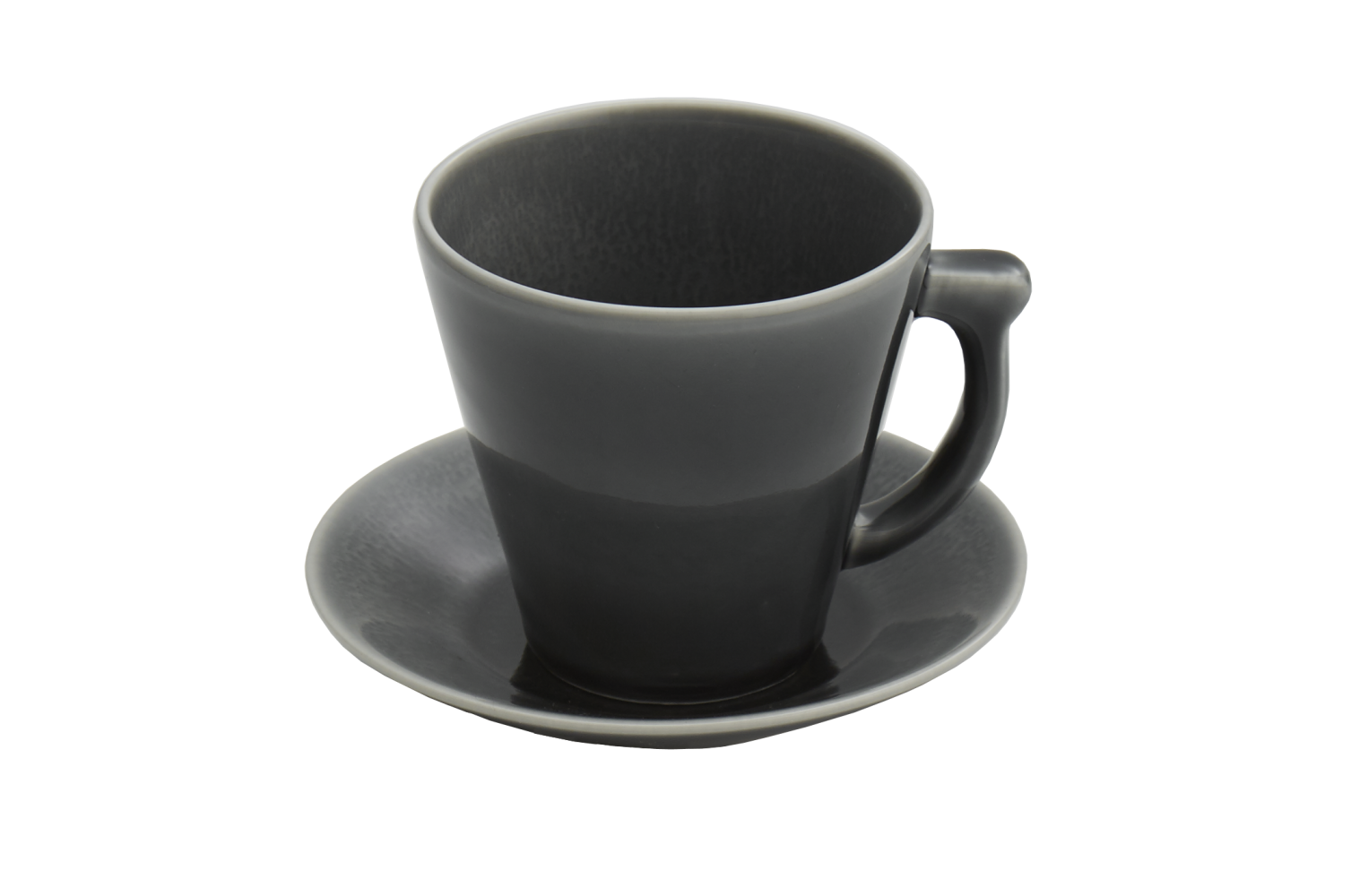 GREY SILEX TEA CUP & SAUCER