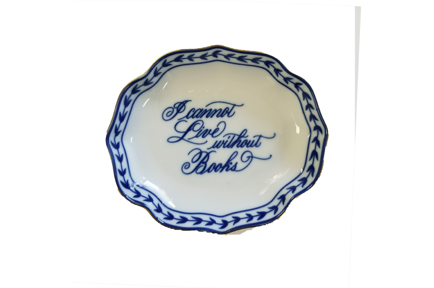 BOOKS OVAL  VERSE TRAY