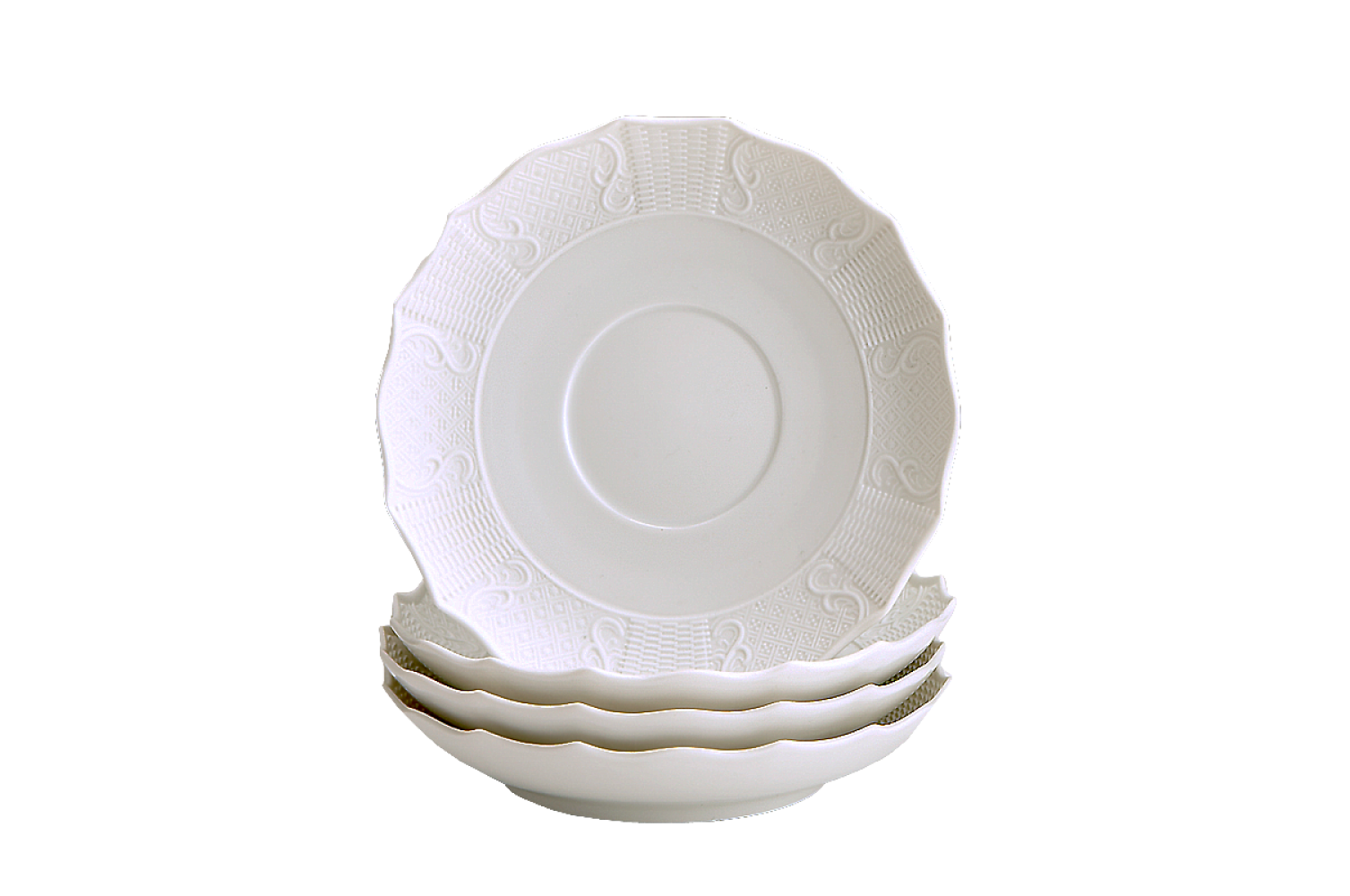 PROSPERITY POT DE CREME SAUCERS SET OF 4