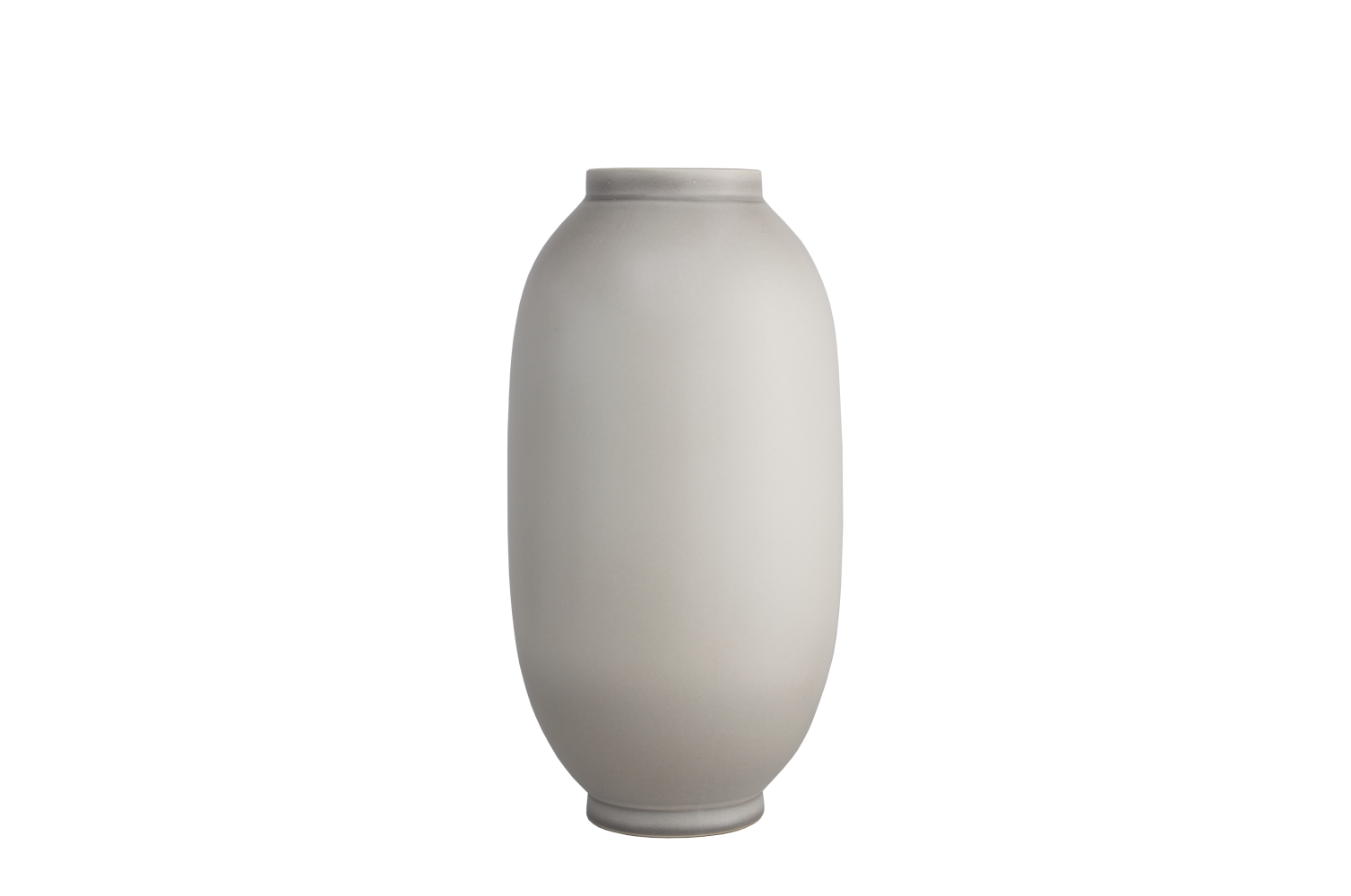 LOZENGE VASE WHITE & GRAY