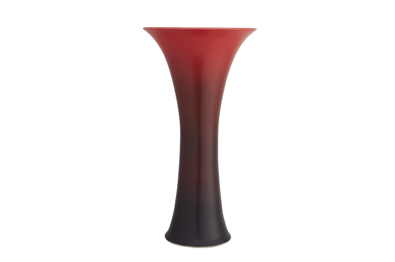 CALLALILY VASE RED & BLACK