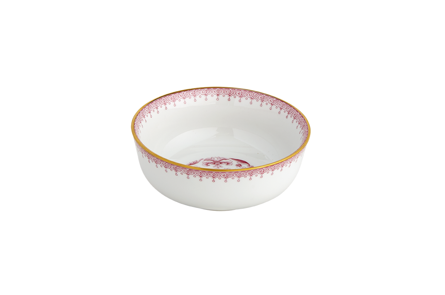 PINK LACE  DESSERT BOWL