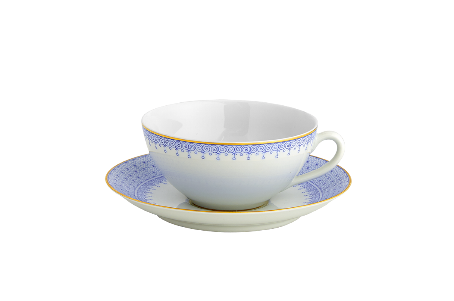 CORNFLOWER LACE COUP CUP & SAUCER,SINGLE