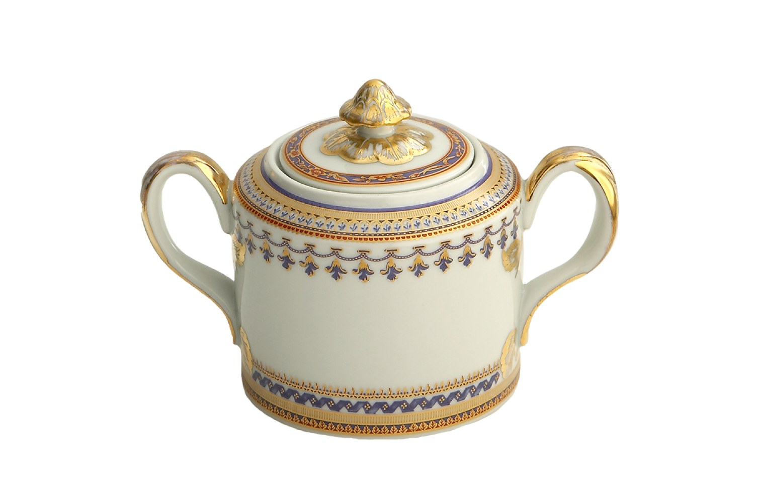 CHINOISE BLUE SUGAR BOWL