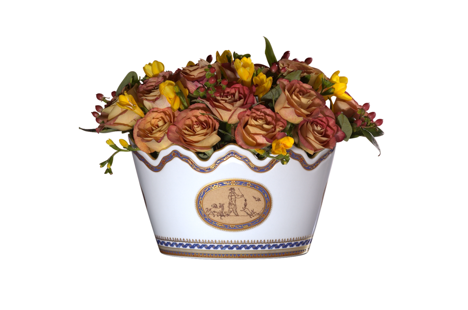 CHINOISE BLUE MONTEITH CACHEPOT