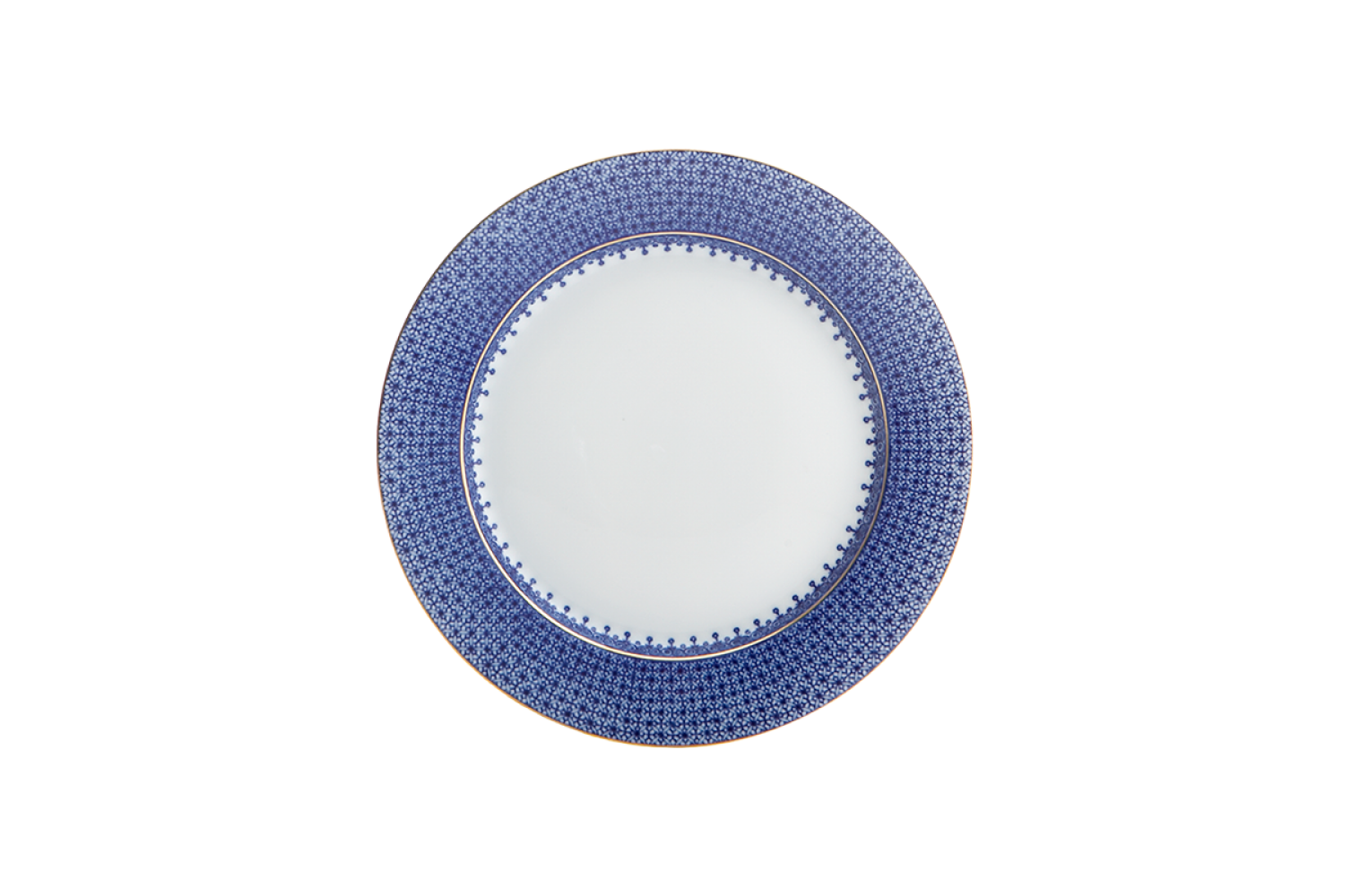 BLUE LACE BREAD & BUTTER PLATE