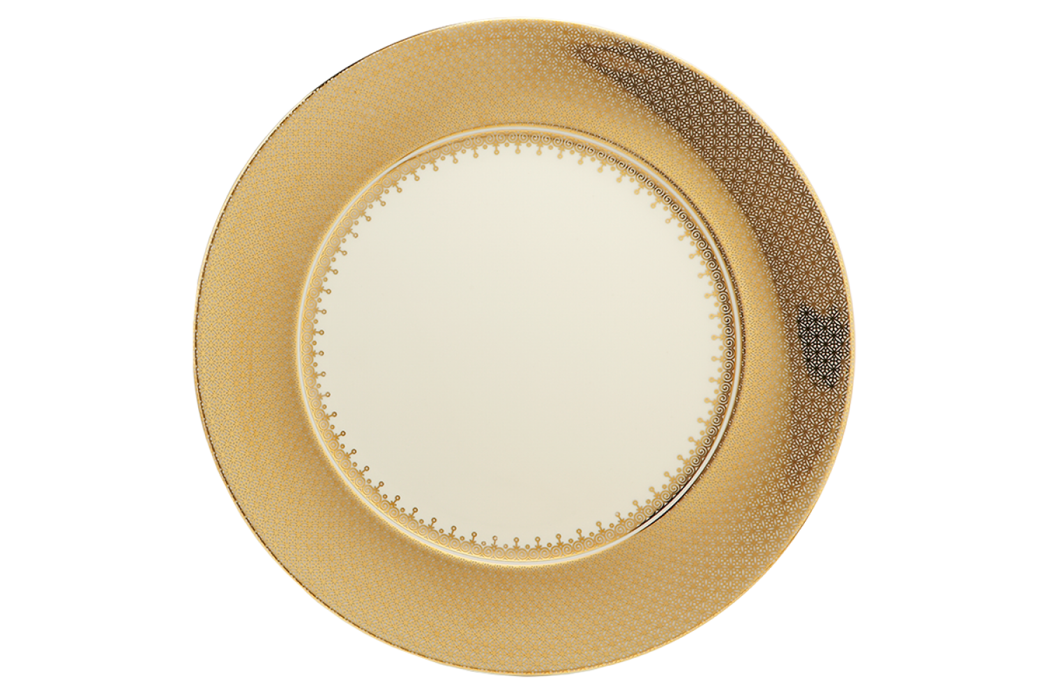 LACE SERVICE PLATE GOLD