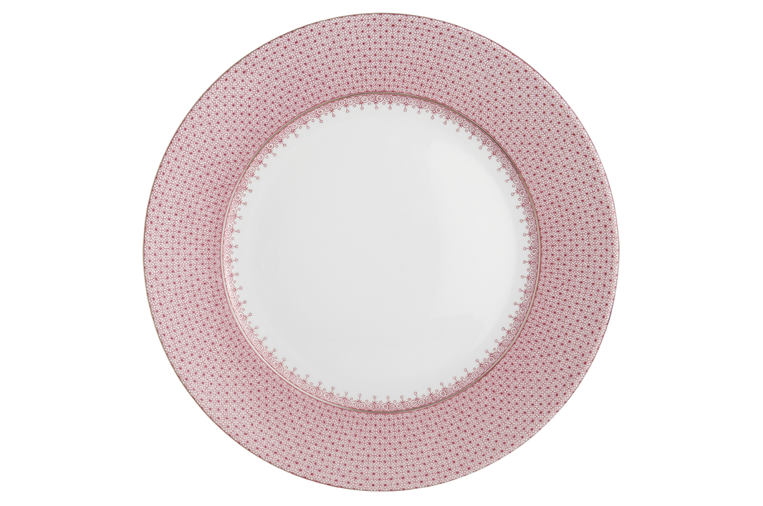 PINK LACE SERVICE PLATE