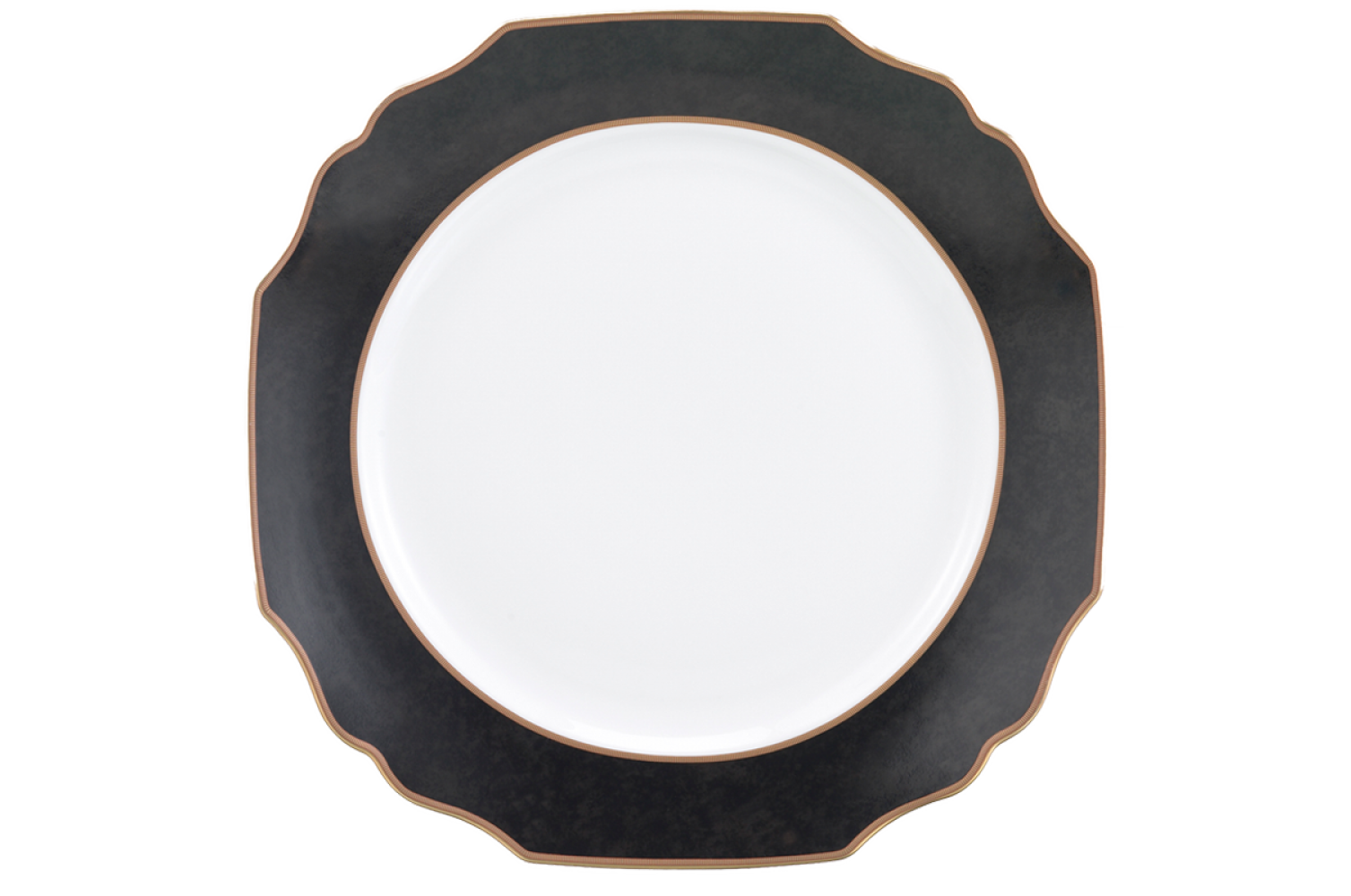 FETIVAL BLACK SERVICE PLATE