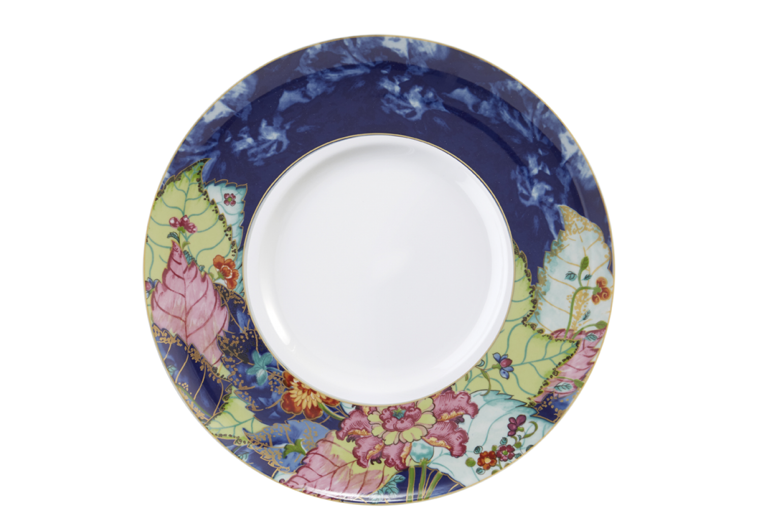 TOBACCO LEAF CONTEMPO SERVICE PLATE