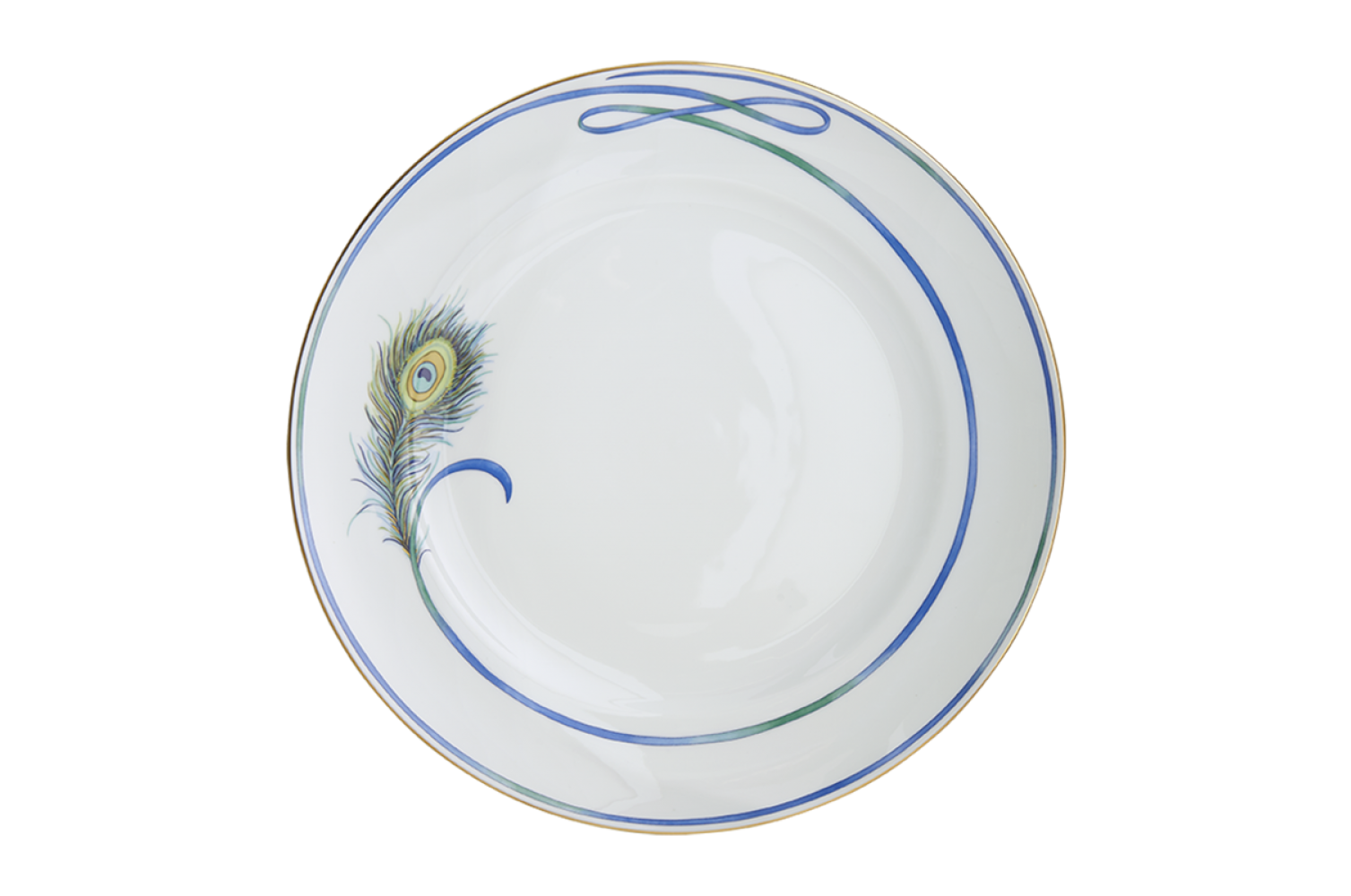 PEACOCK DINNER PLATE, EACH