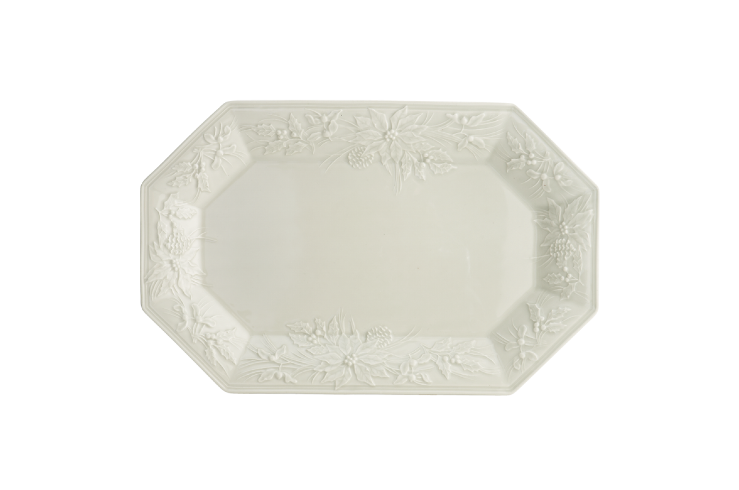 PINECONE OCTAGONAL PLATTER