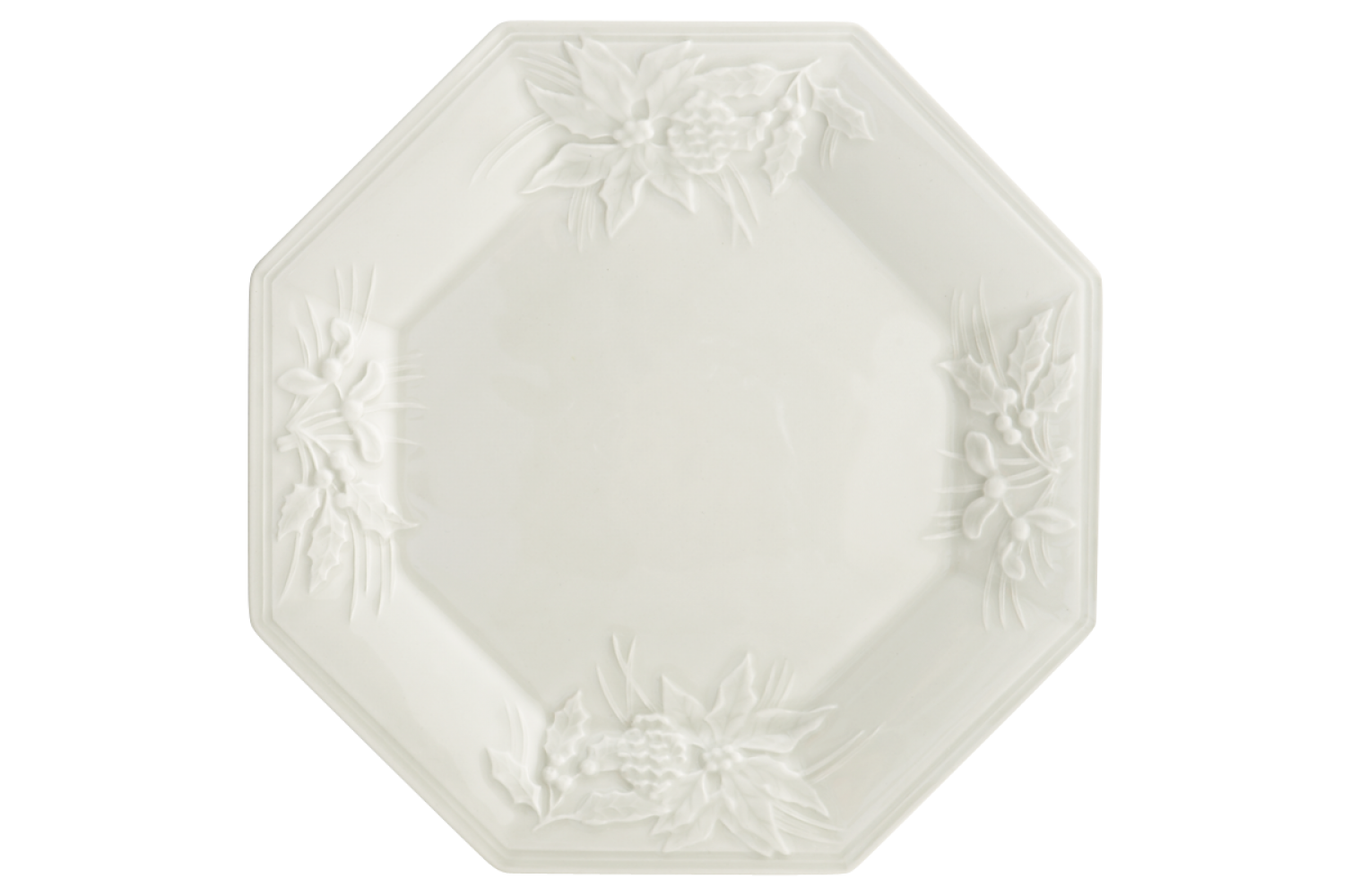 PINECONE OCTAGONAL LUNCHEON PLATE
