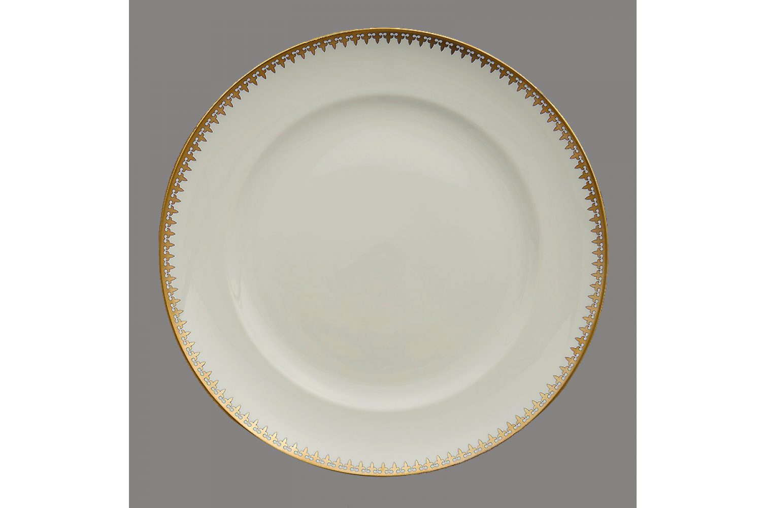 GOLD ARROWHEAD DINNER PLATE