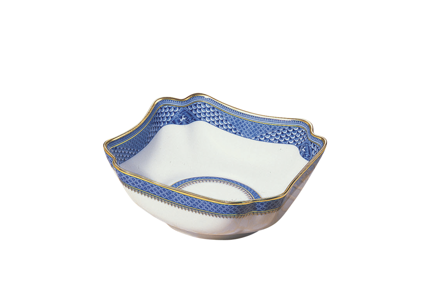 INDIGO WAVE SM SQUARE BOWL, SMALL