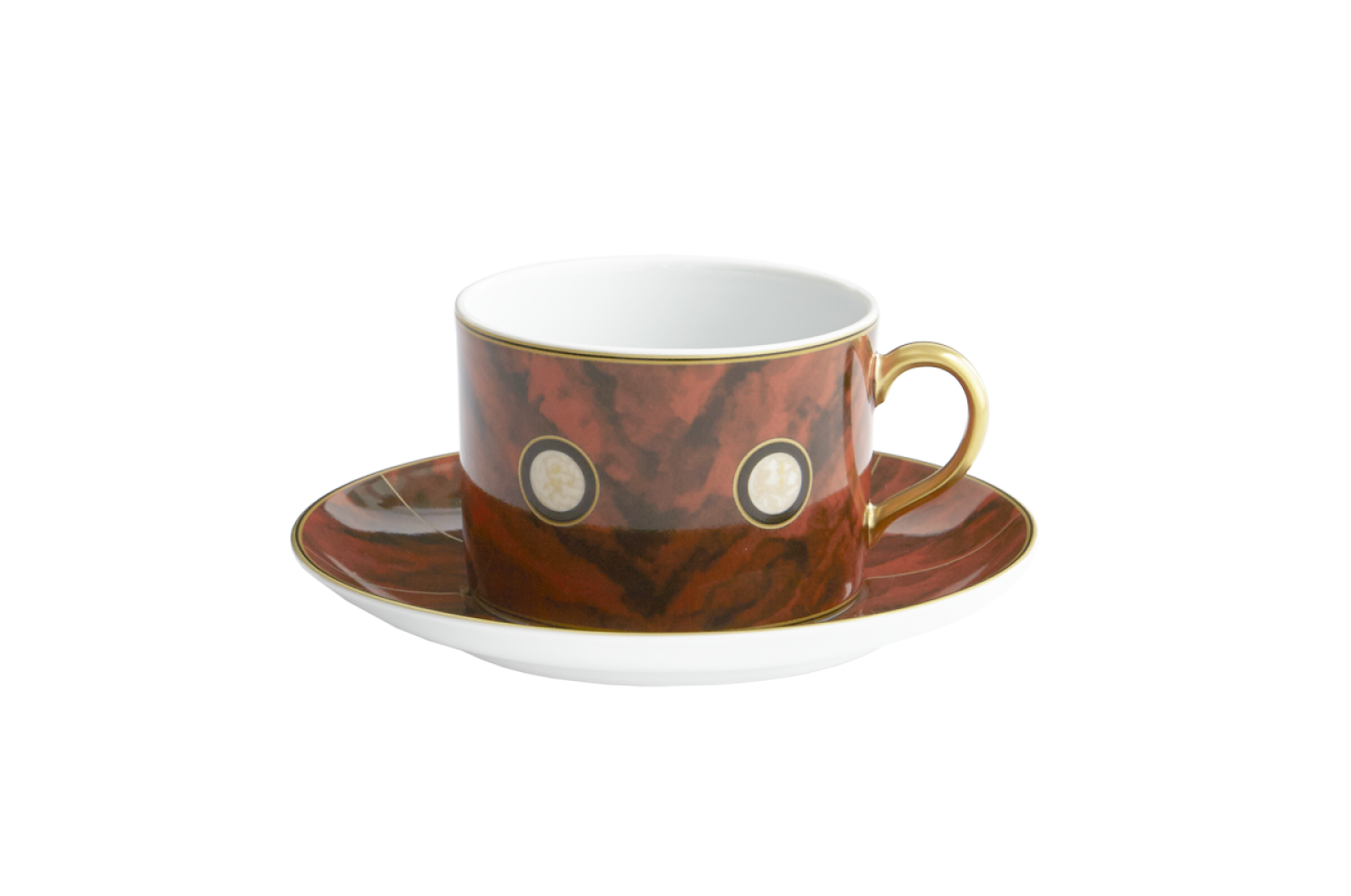 TORTOISE TEA CUP & SAUCER