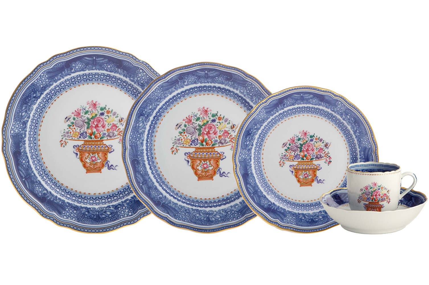 MANDARIN BOUQUET 5 PIECE PLACE SETTING