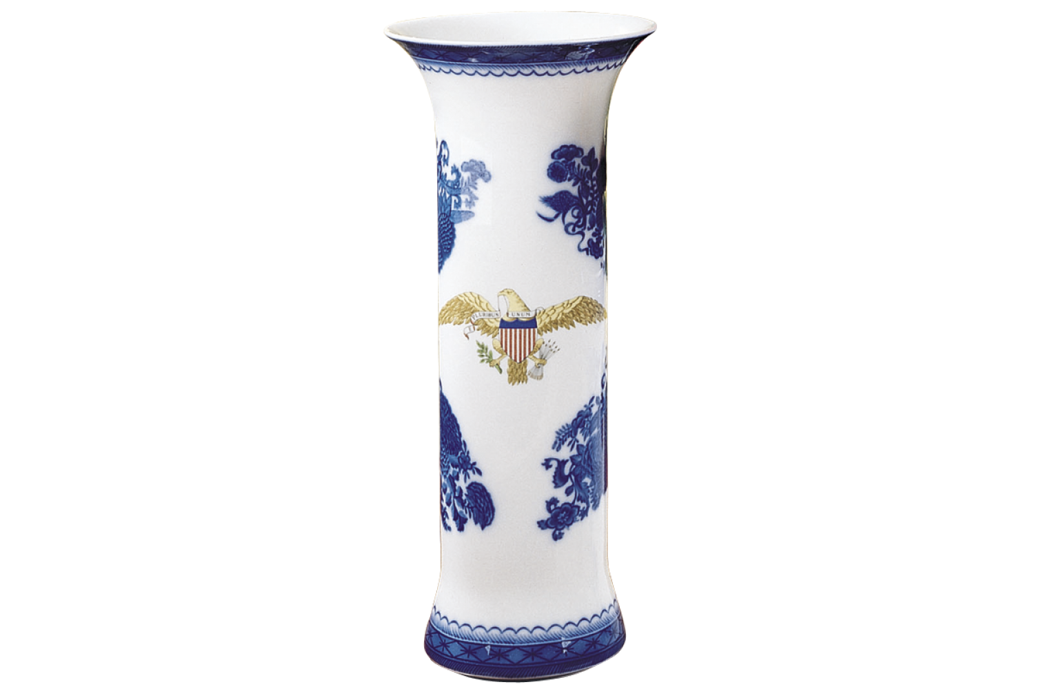DIPLOMATIC EAGLE TRUMPET VASE