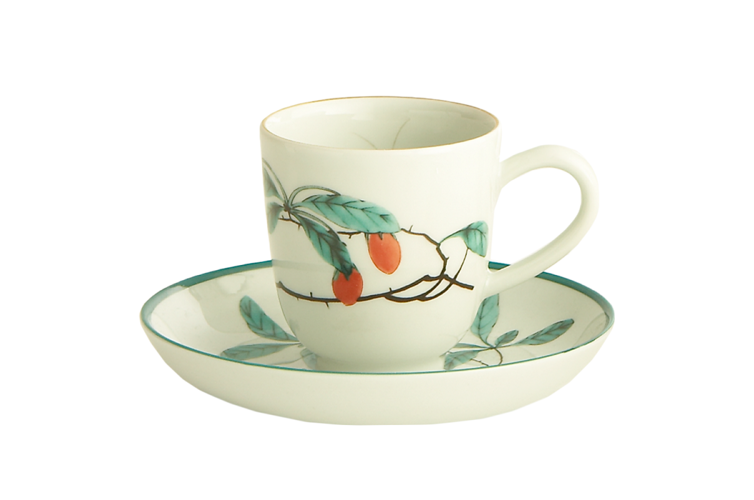 FAMILLE VERTE DEMITASSE CUP & SAUCER