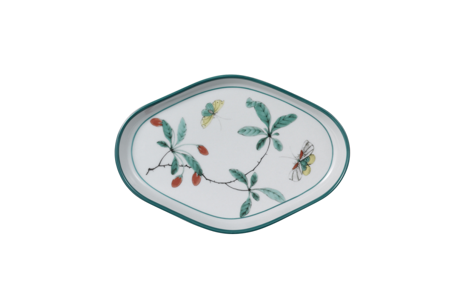 FAMILLE VERTE OVAL TRAY