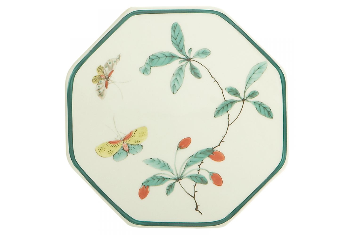 FAMILLE VERTE OCTAGONAL TILE