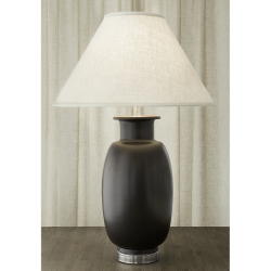 SUNG VASE LAMP RED & BLACK