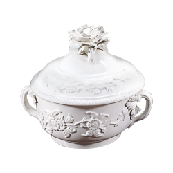 LOBED BOX W/ROSE FINIAL