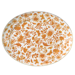SACRED BIRD BFLY 14'' PLATTER