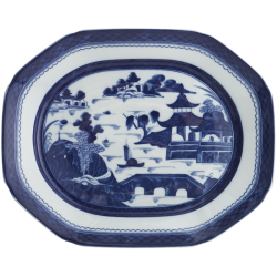 BLUE CANTON 15''  OCT. PLATTER