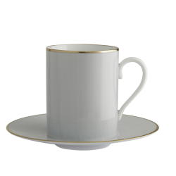 LEXINGTON  GRIS TALL CUP & SAUCER