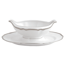 COLETTE PLATINUM SAUCE BOAT
