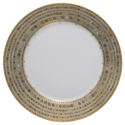 SYRACUSE TAUPE DINNER PLATE  