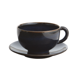 TOURRON INDIGO JUMBO CUP & SAUCER