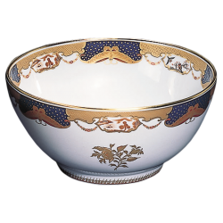 GOLDEN BUTTERFLY ROUND BOWL