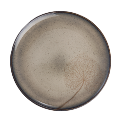 LEAF AGATE DESSERT PLATE
